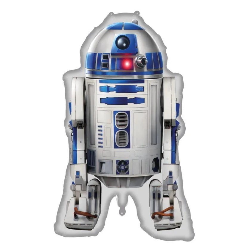 Фолиев балон - R2 D2 - Междузвездни войни - 28-40''/76-100 см