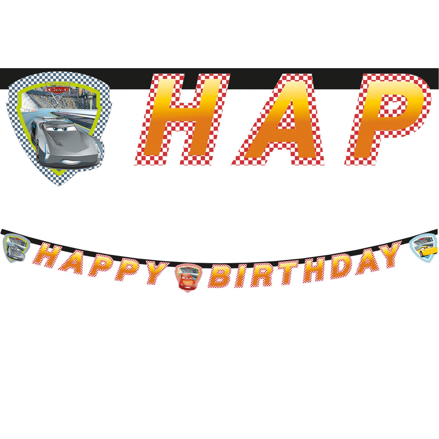 Маккуин -  банер Happy Birthday - 2м