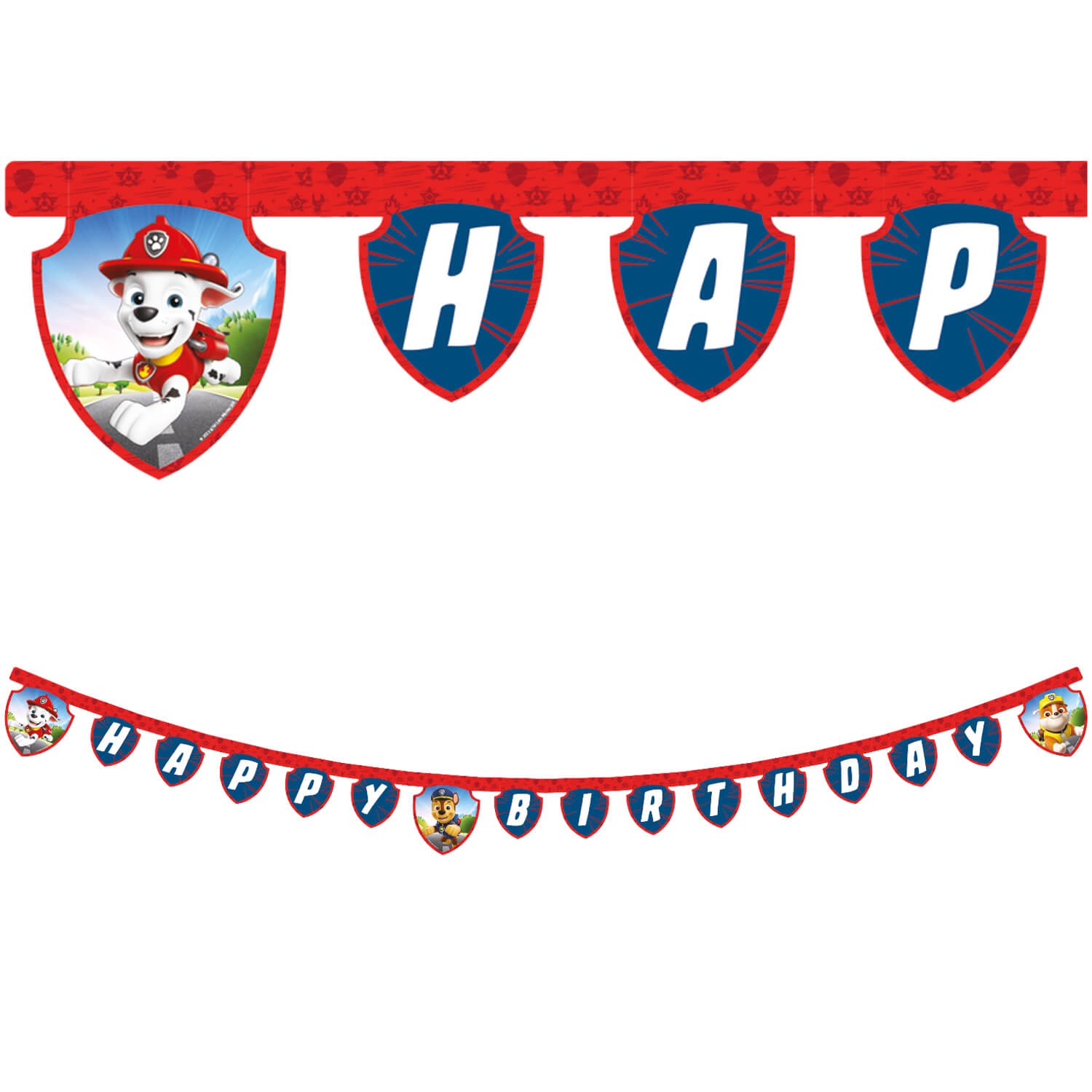 Пес Патрул - банер Happy Birthday - 2м