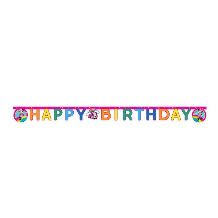 Мини Маус - банер Happy Birthday - 2м